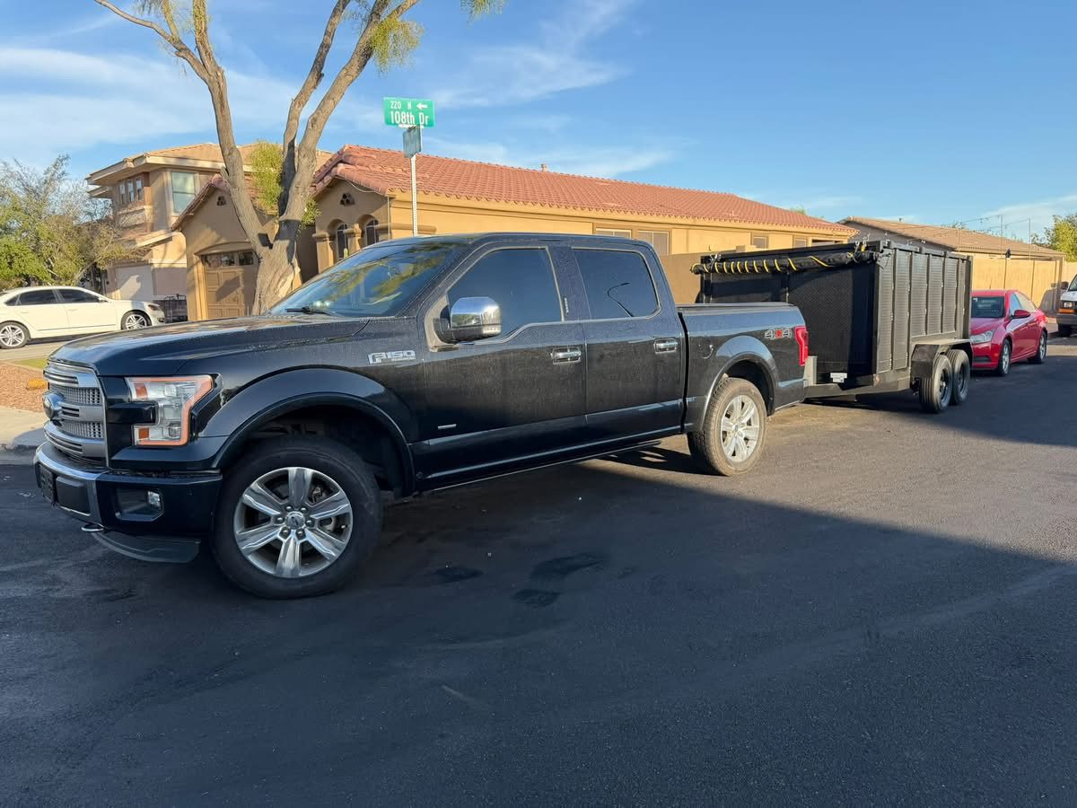 Next Gen Clean Up truck and dump trailer